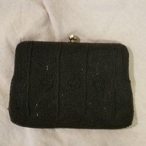 Beaded Shell Clutch